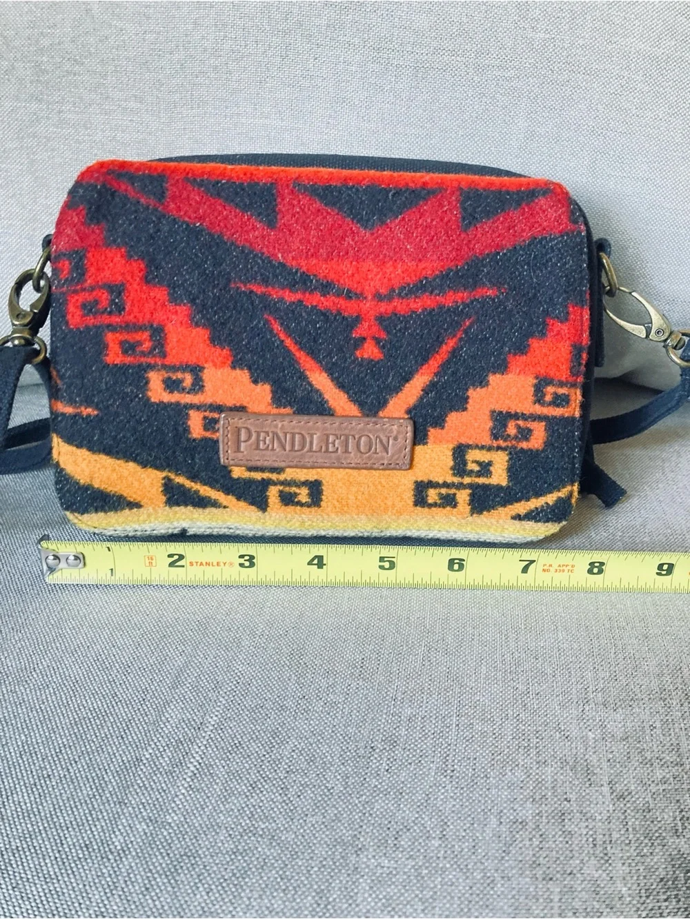 Pendleton Wool Southwest Aztec Crossbody Wallet Organizer Bag